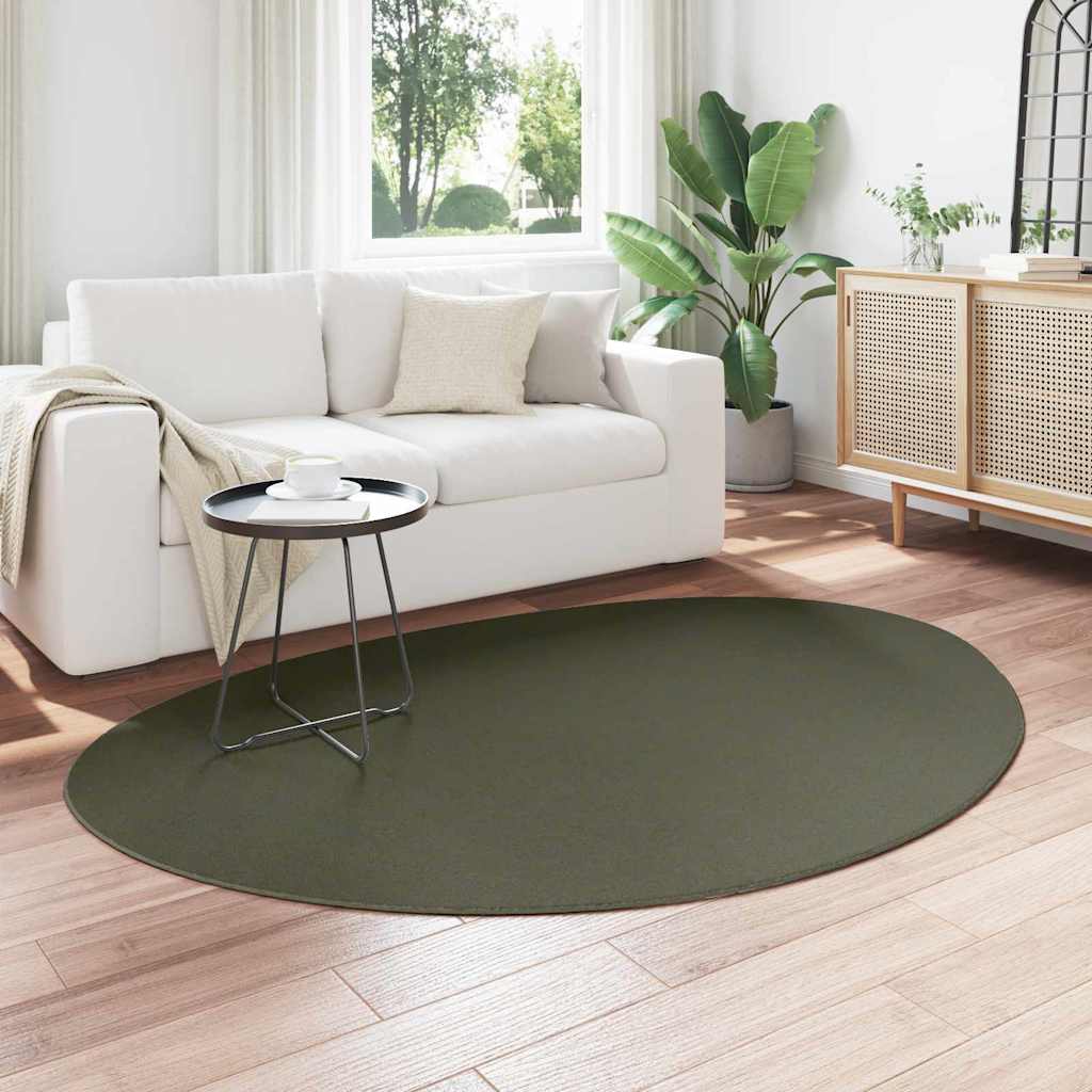 Vidaxl vloerkleden huarte bosgroen 140 x 200 cm polyester