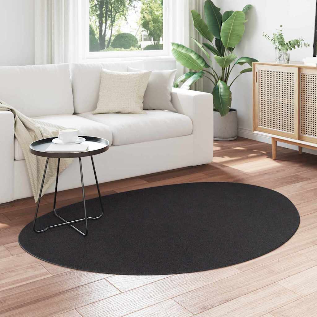 Tappeti VidaXL huarte nero 120 x 170 cm poliestere