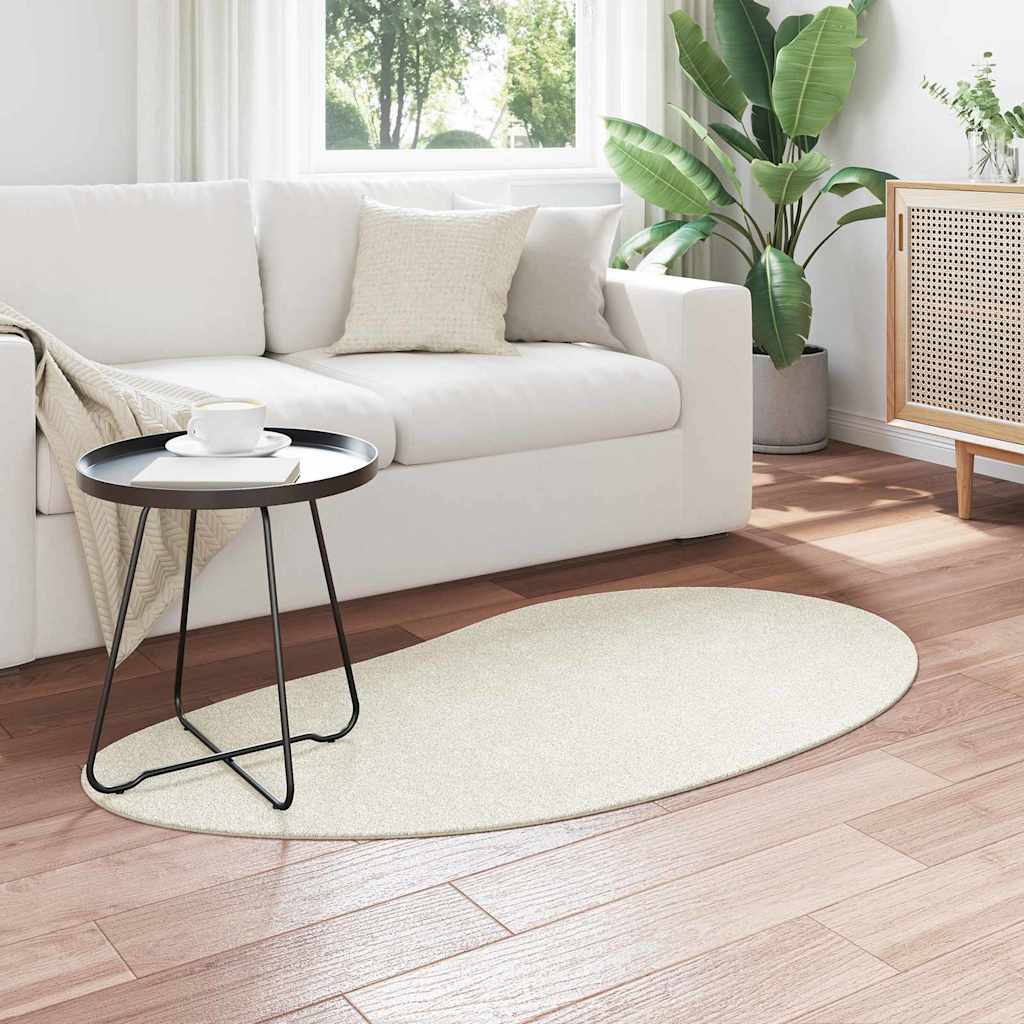 Vidaxl vloerkleden huarte crème 80 x 150 cm polyester