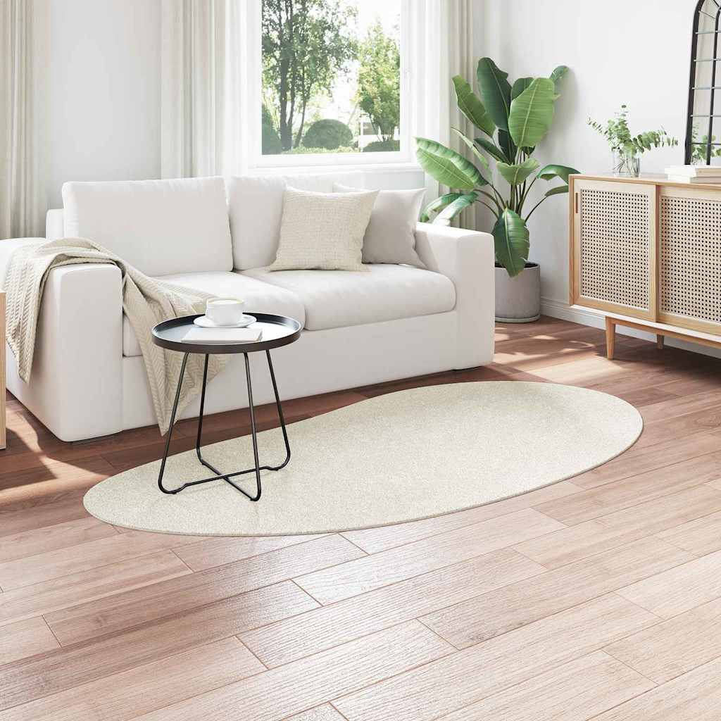 Tappeti VidaXL Huarte Crema 100 x 200 cm poliestere