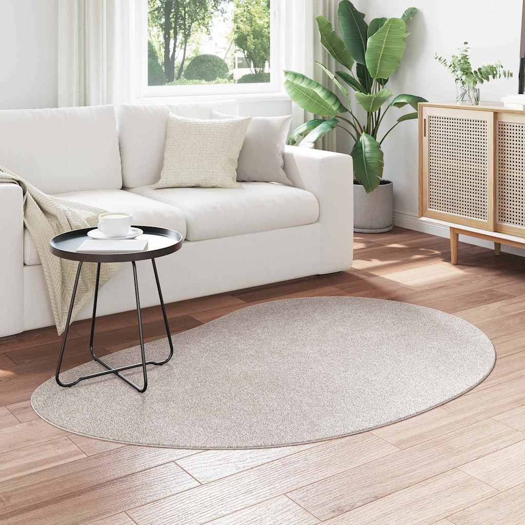 Vidaxl vloerkleden huarte zand 120 x 170 cm polyester