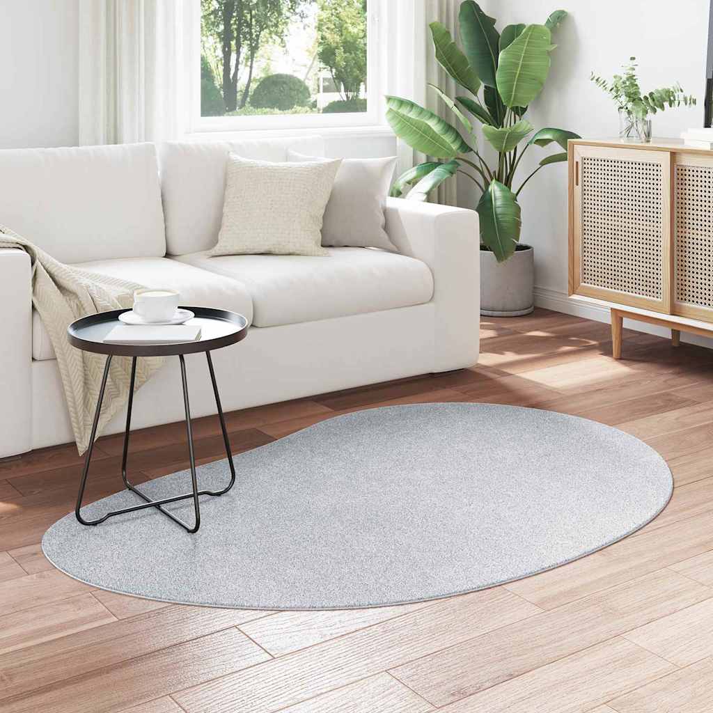 Vidaxl vloerkleden huarte grijs 120 x 170 cm polyester