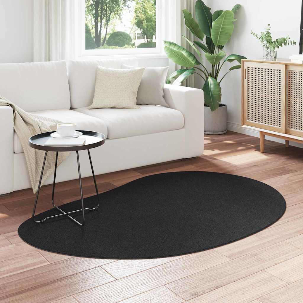 Tappeti VidaXL huarte nero 120 x 170 cm poliestere
