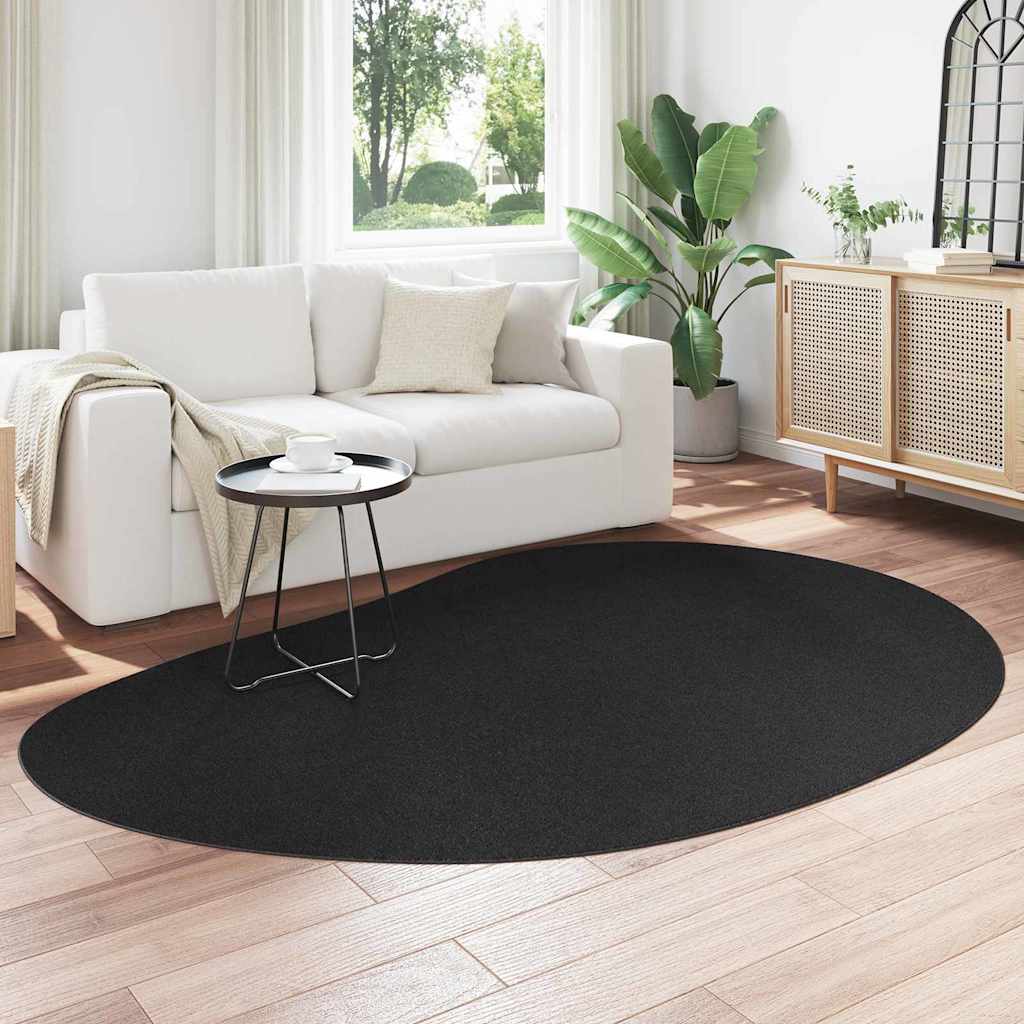 Tappeti VidaXL huarte nero 160 x 230 cm poliestere
