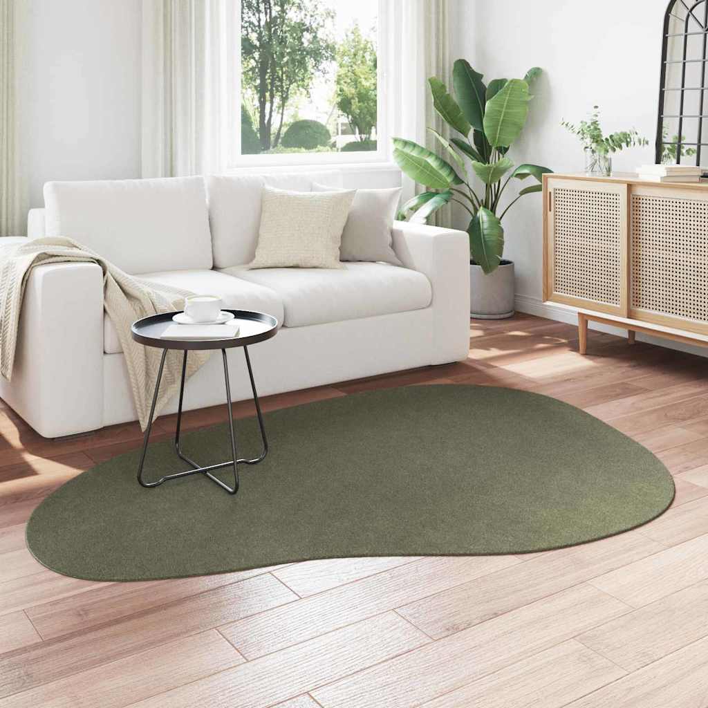 VidaXL alfombras huarte verde bosque 140 x 200 cm poliéster