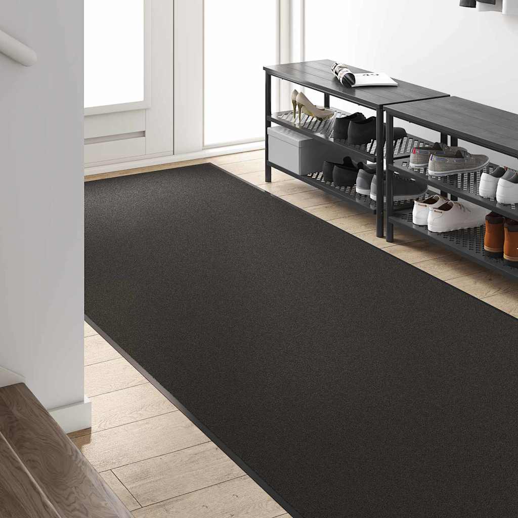 Vidaxl deurmat anders zwart 120 x 300 cm polypropyleen en vinyl