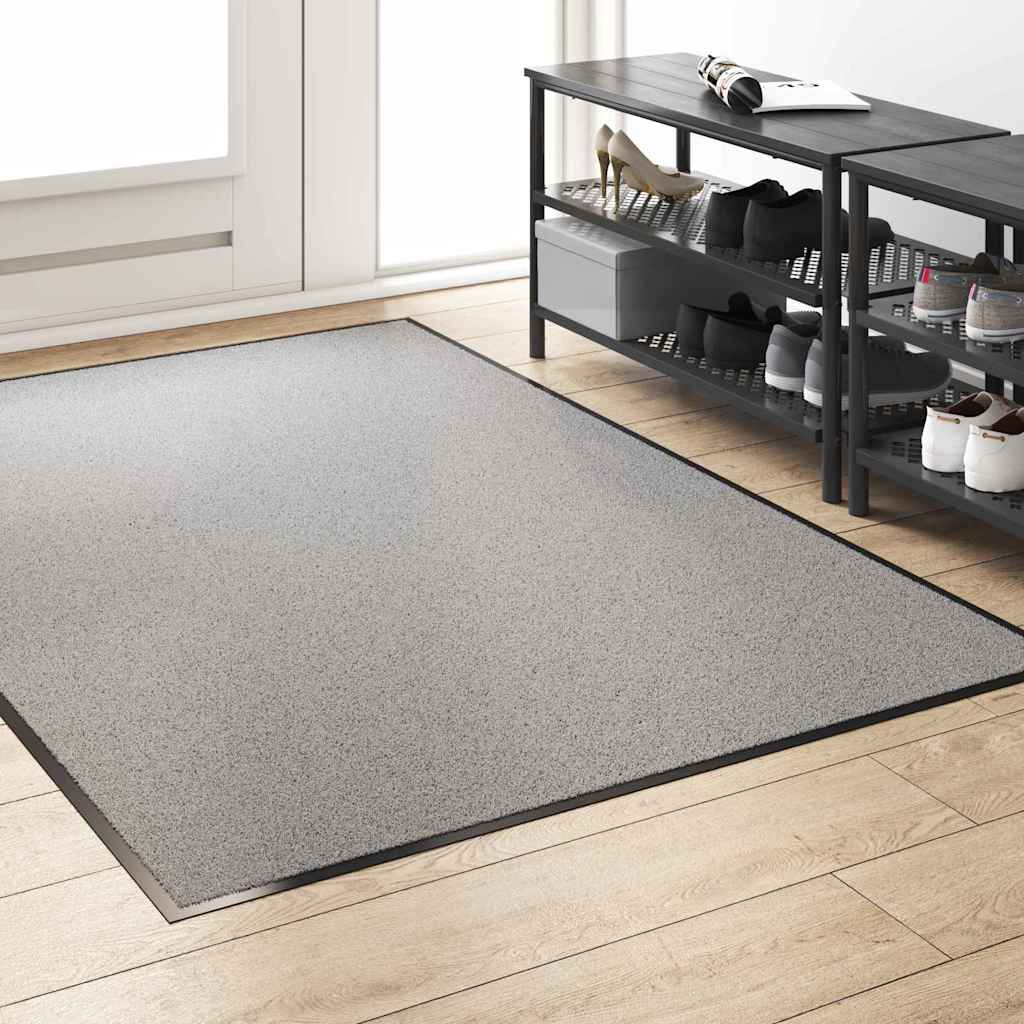 Zerbino Vidaxx grigio e nero 120 x 180 cm in polipropilene e vinile