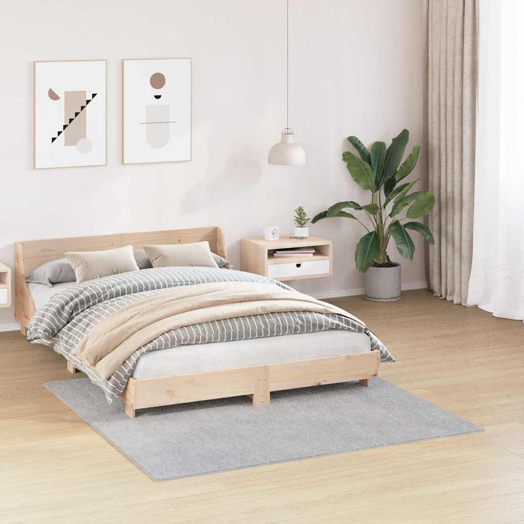 Vidaxx tappeto shaggy antiscivolo grigio 160 x 160 cm pp