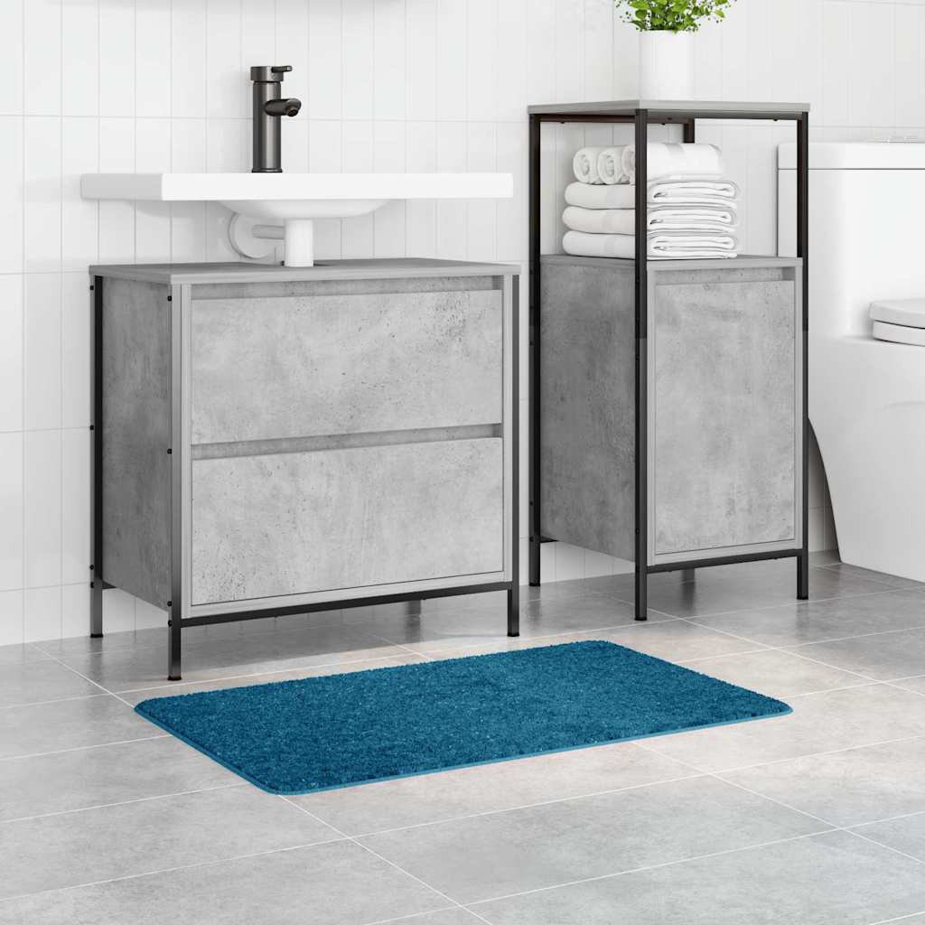 Vidaxx alfombra de baño antideslizante azul 50 x 80 cm pp