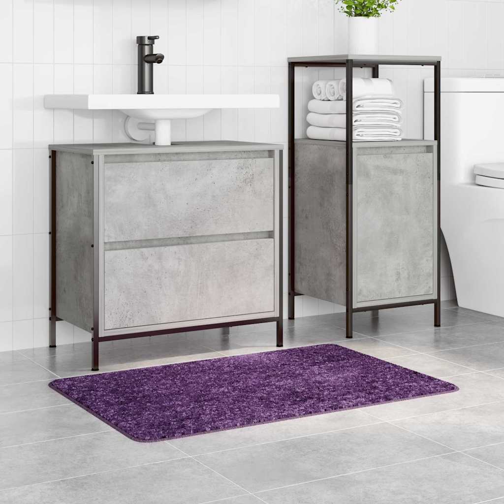 Vidaxl antislip badmat paars 60 x 90 cm pp