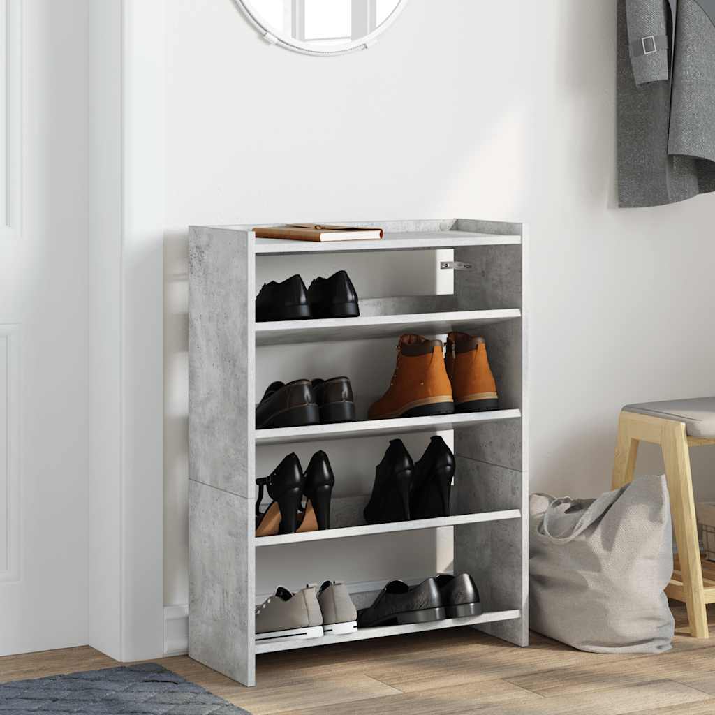 Vidaxl Shoe Rack 60x25x81 cm Precio de concreto de madera procesada