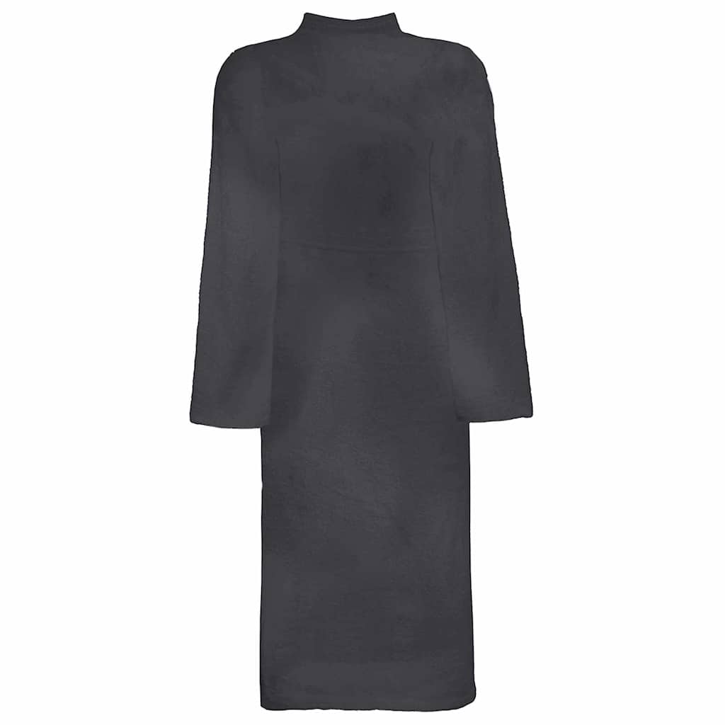Accappatoio VidaXL Kinn antracite con cotone