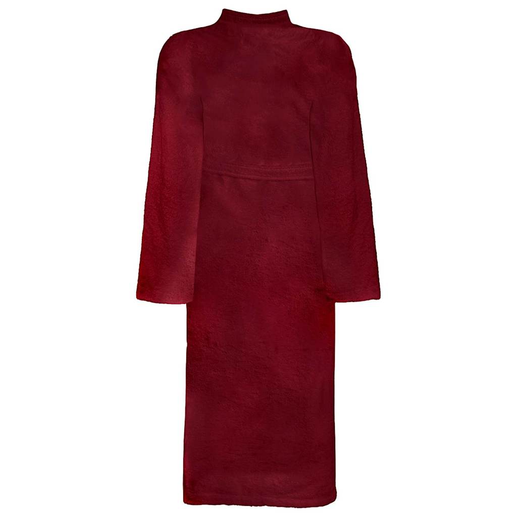 Accappatoio VidaXL kinn rosso s cotone