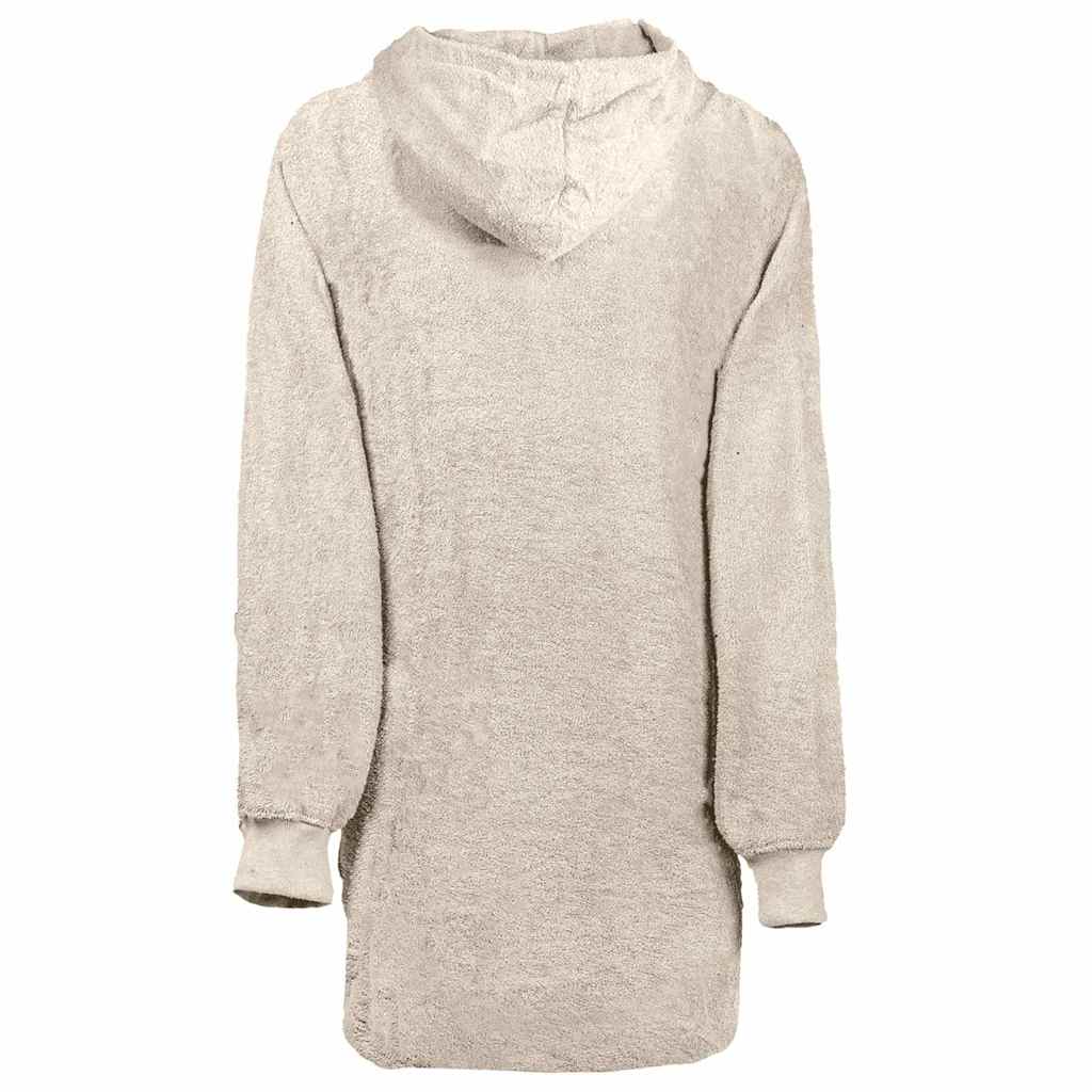 VidaXL coperta con cappuccio kinn crema l cotone