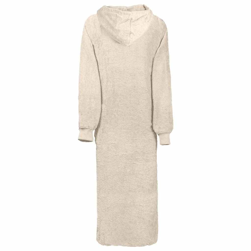 VidaXL coperta con cappuccio Kinn Crema XXL in cotone