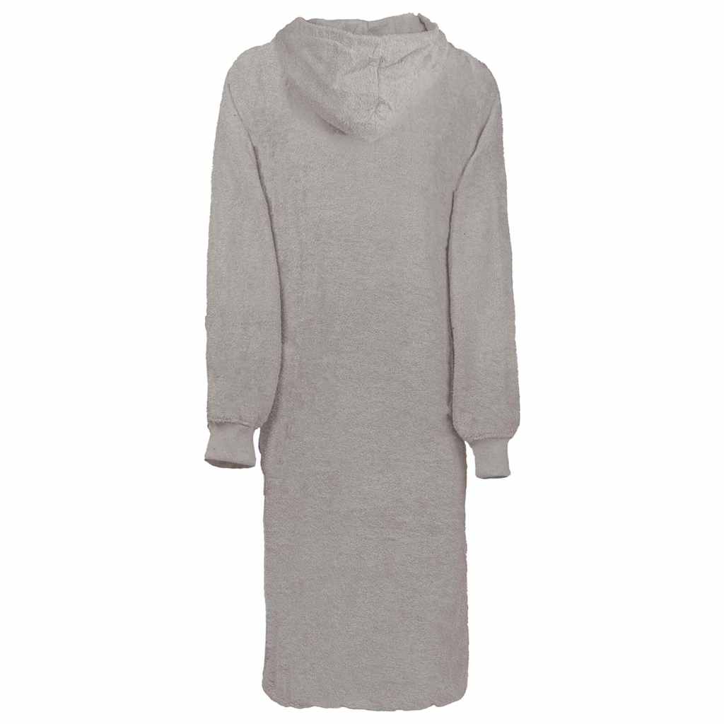 Vidaxl coperta con cappuccio Kinn grigio XL in cotone
