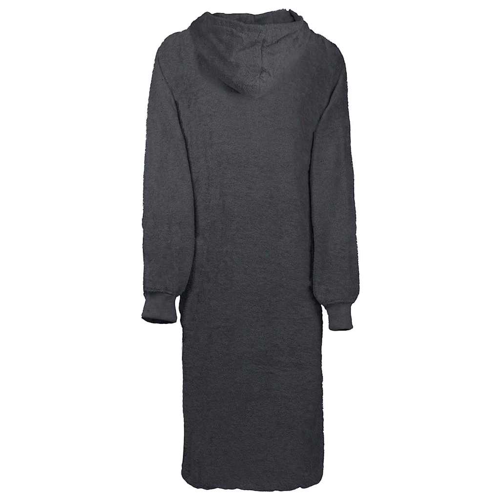 Vidaxl coperta con cappuccio kinn antracite xl cotone