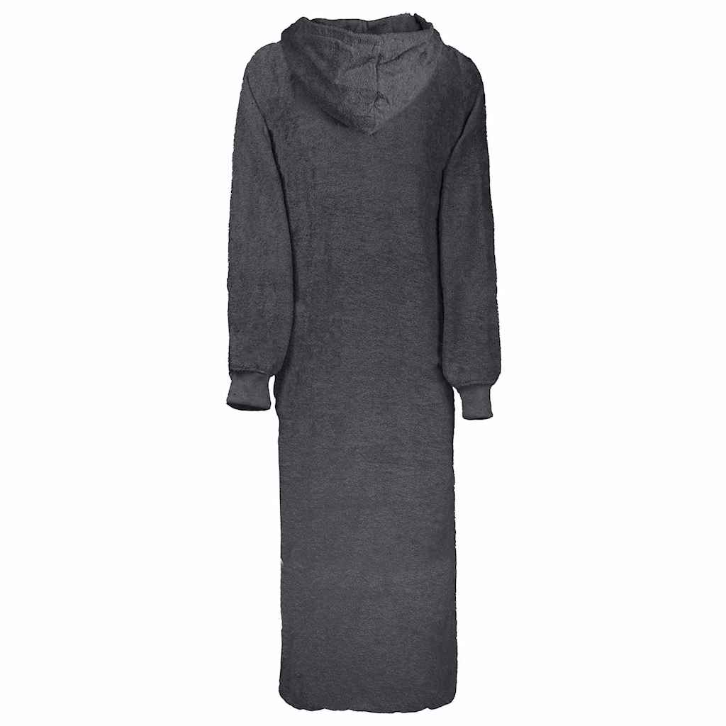 Vidaxl coperta con cappuccio Kinn antracite xxl cotone