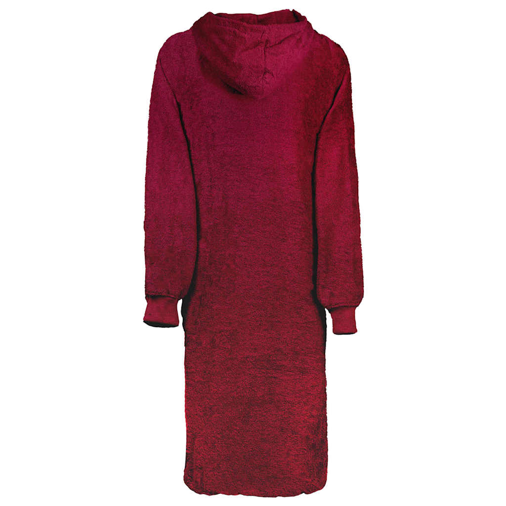 VidaXL coperta con cappuccio kinn rossa xl in cotone