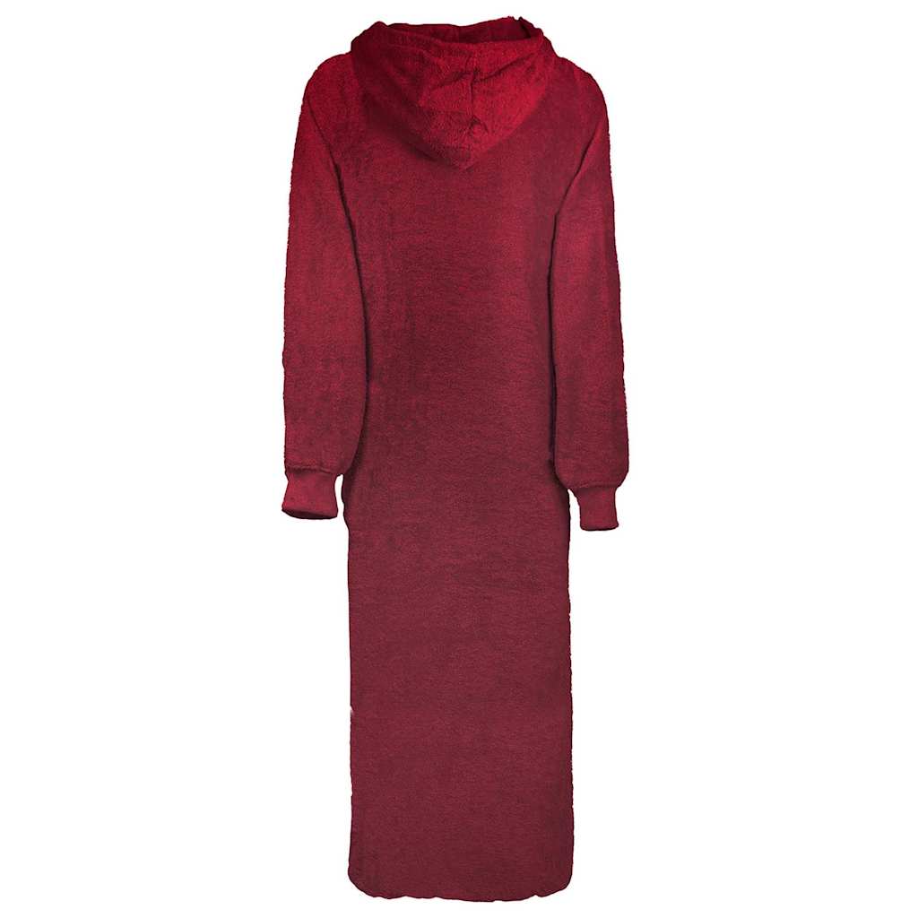 Vidaxl coperta con cappuccio Kinn rossa xxl in cotone