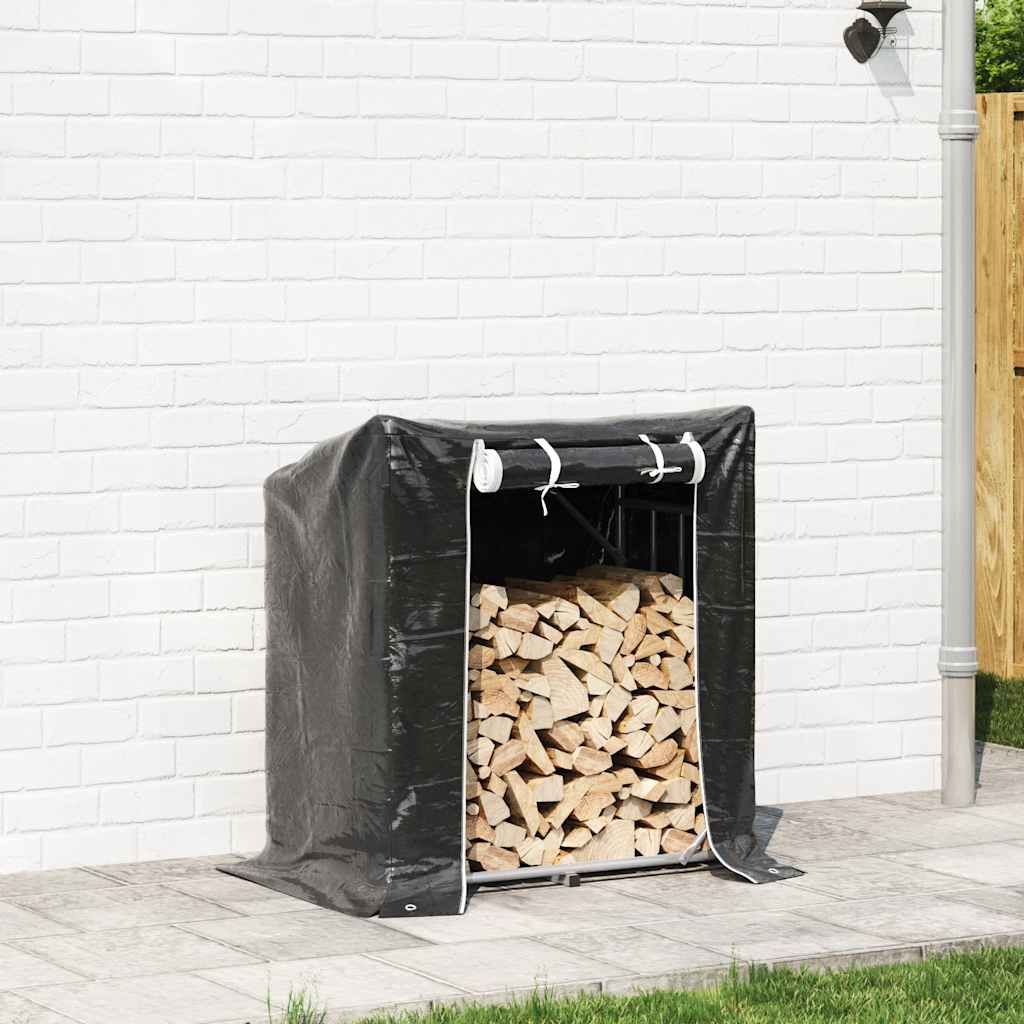 Chimenea de Vidaxl con cubierta de lluvia 101x61x110.5 cm de acero galvanizado