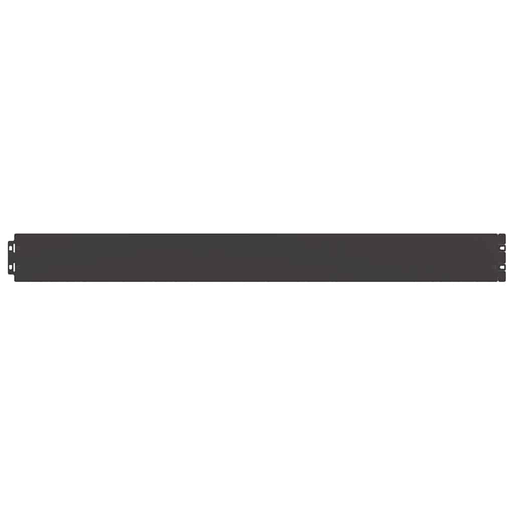 Bordi per prato Vidaxl 10 pz 10x103 cm in acciaio laminato a freddo nero