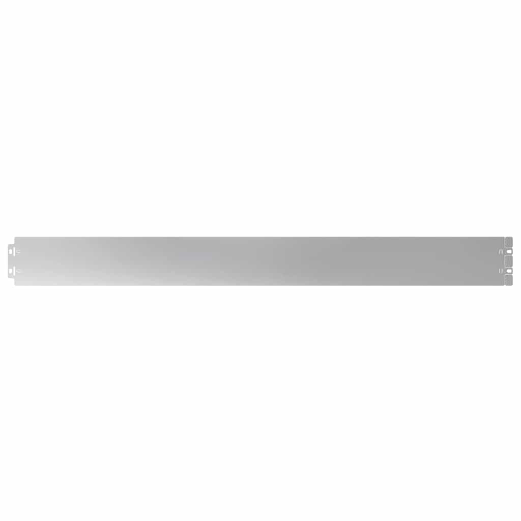 Vidaxl gazonranden 50 st 10x103 cm gegalvaniseerd staal