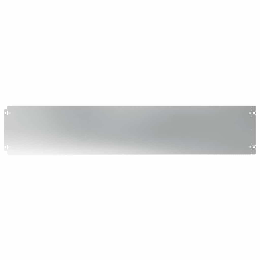 Vidaxl bordes de césped 30 piezas 20x103 cm acero galvanizado