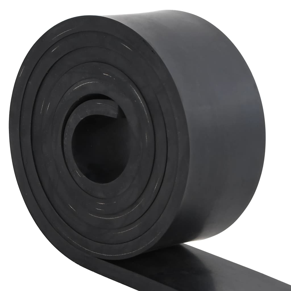 Bordo in gomma Vidaxxl per spazzaneve 250x8x1 cm nero
