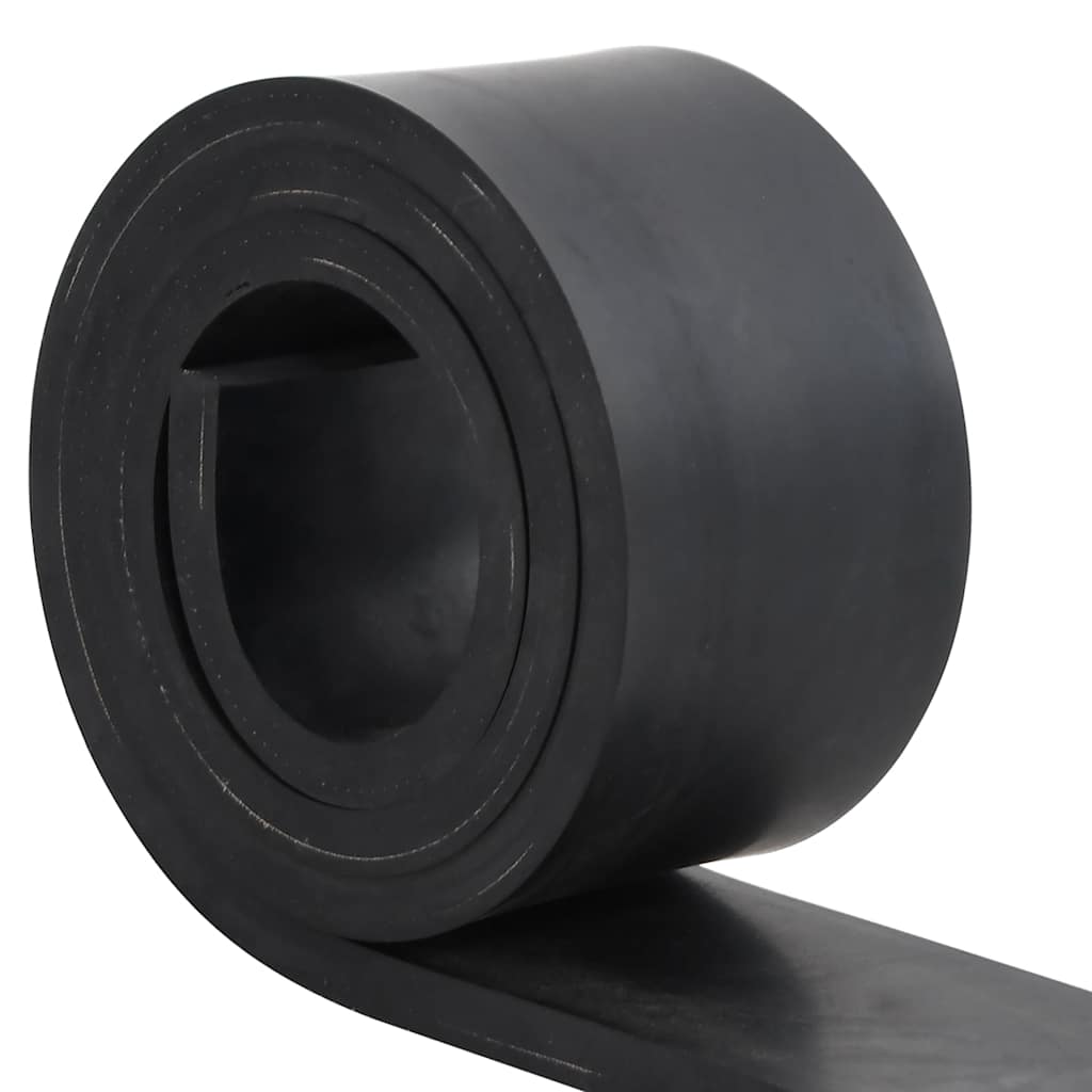 Bordo in gomma VidaXL per spazzaneve 200x10x1 cm nero