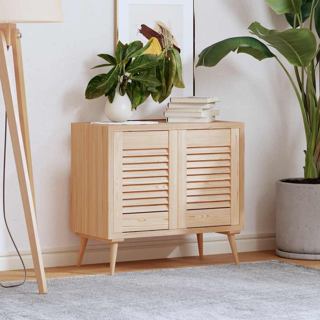 Vidaxx puertas de armario con lamas 2 uds 39,5x29,5 cm madera maciza de pino