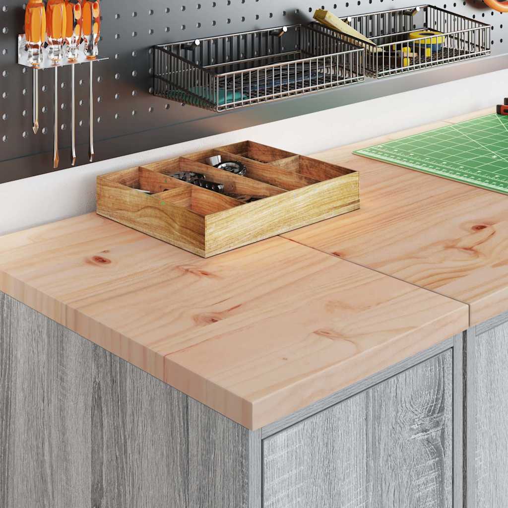 Mobile da garage Vidaxx 30x51x85 cm in legno massello di pino grigio Sonoma