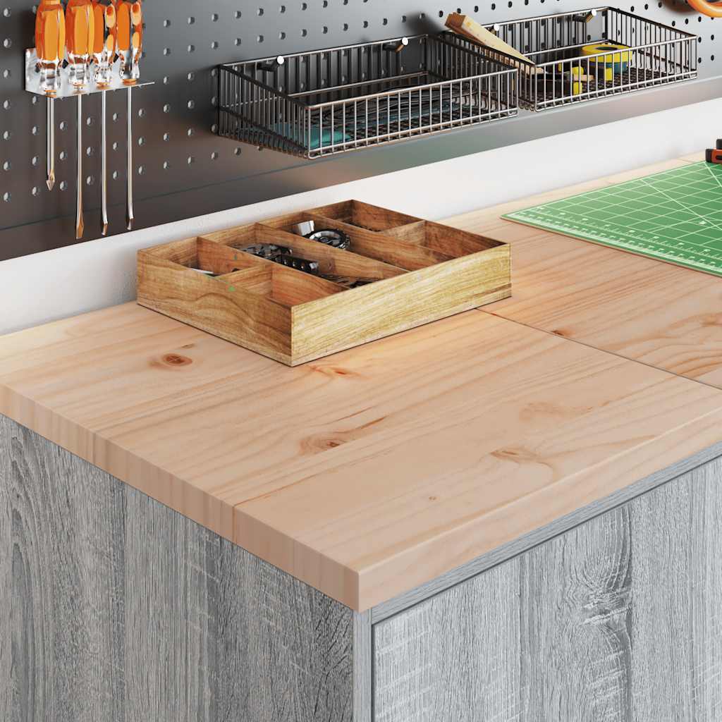 Vidaxx armario de garaje 40x51x85 cm madera maciza de pino gris sonoma