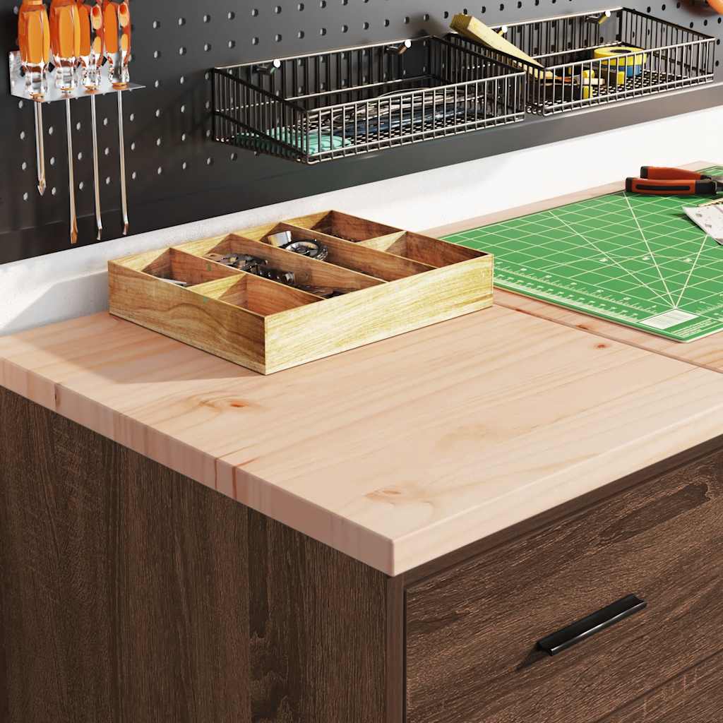 Armario de garaje Vidaxx 40x51x85 cm madera maciza de pino, roble marrón
