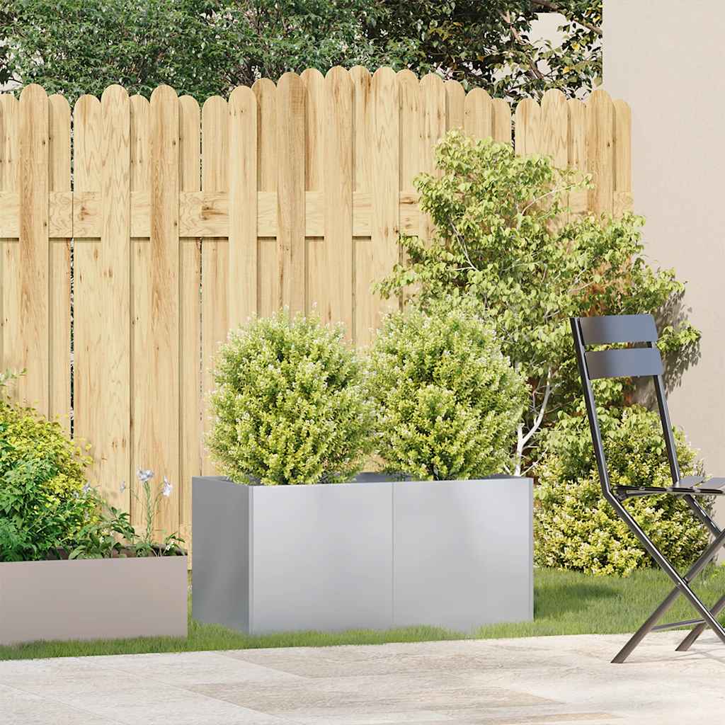 Jardinera vidaxx 80x40x40 cm acero galvanizado