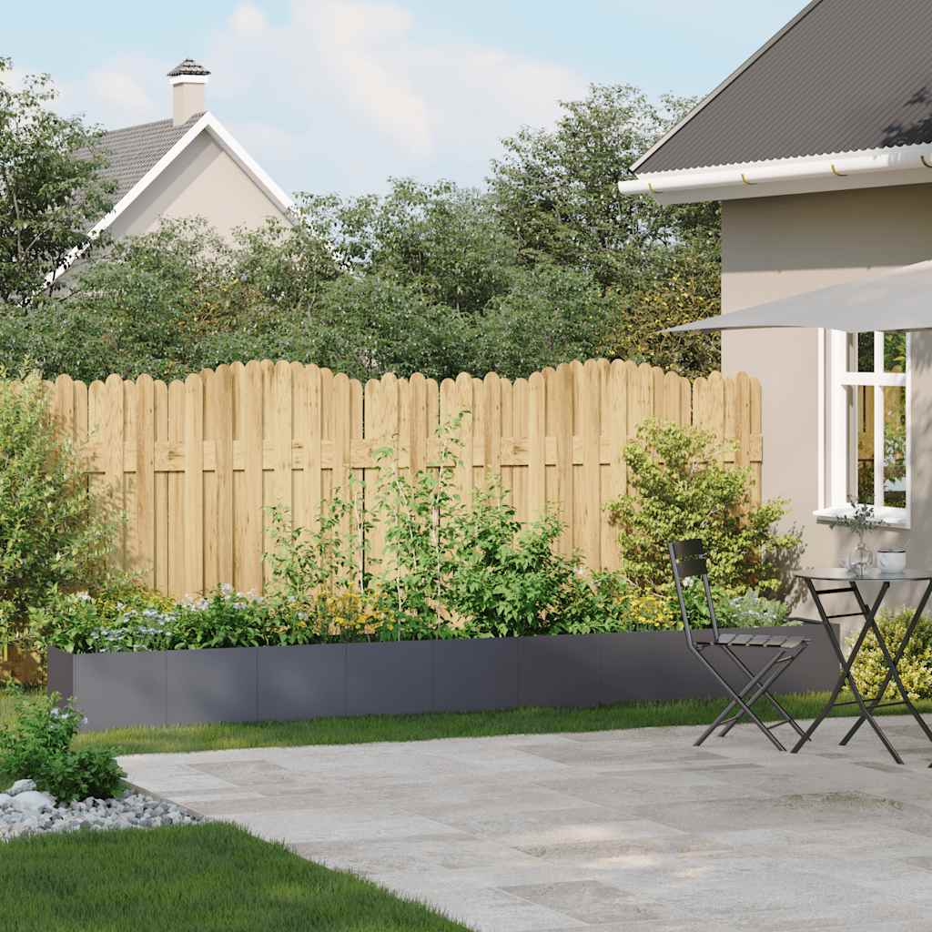 Jardinera vidaxx 360x40x40 cm acero laminado en frío antracita