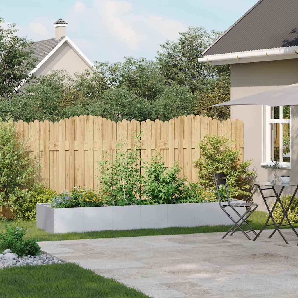 Vidaxl plantenbak 280x80x40 cm gegalvaniseerd staal