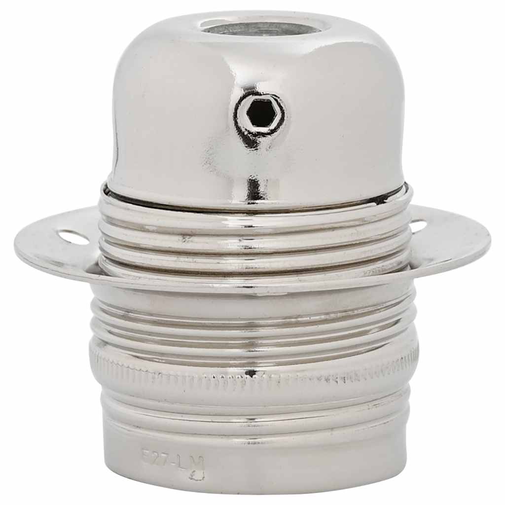 Portalampade VidaXL 2 pz nichel satinato E27