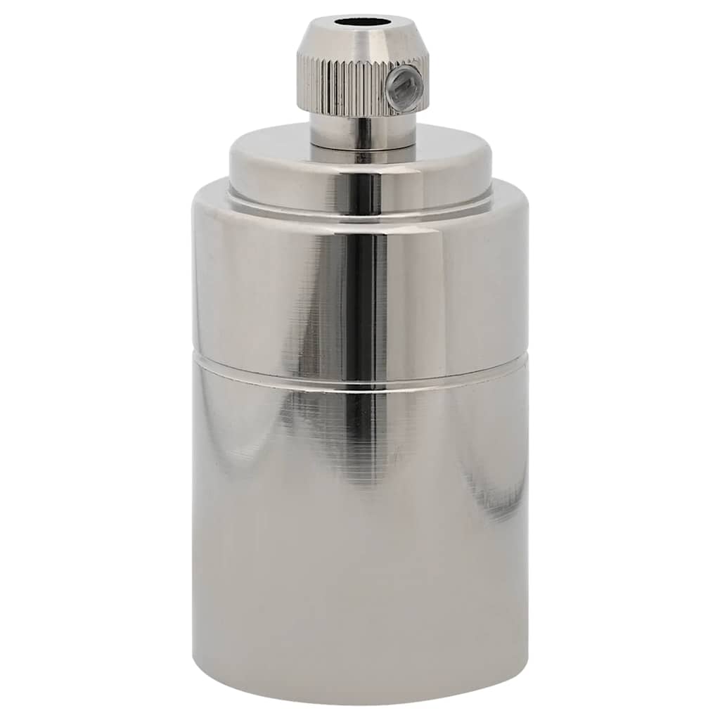 Portalampade VidaXL 2 pz nichel satinato E27