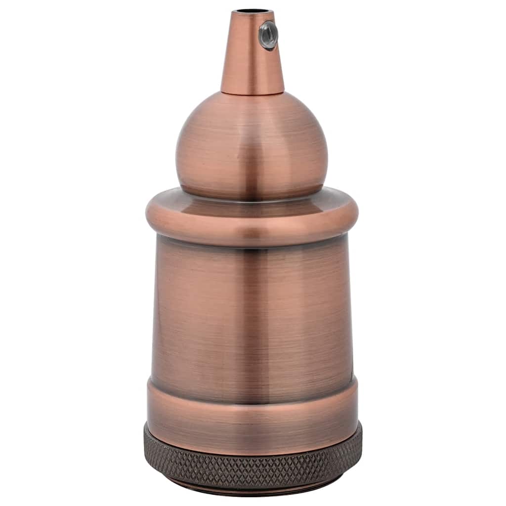 VidaXL portalámparas 2 uds bronce rojo E27