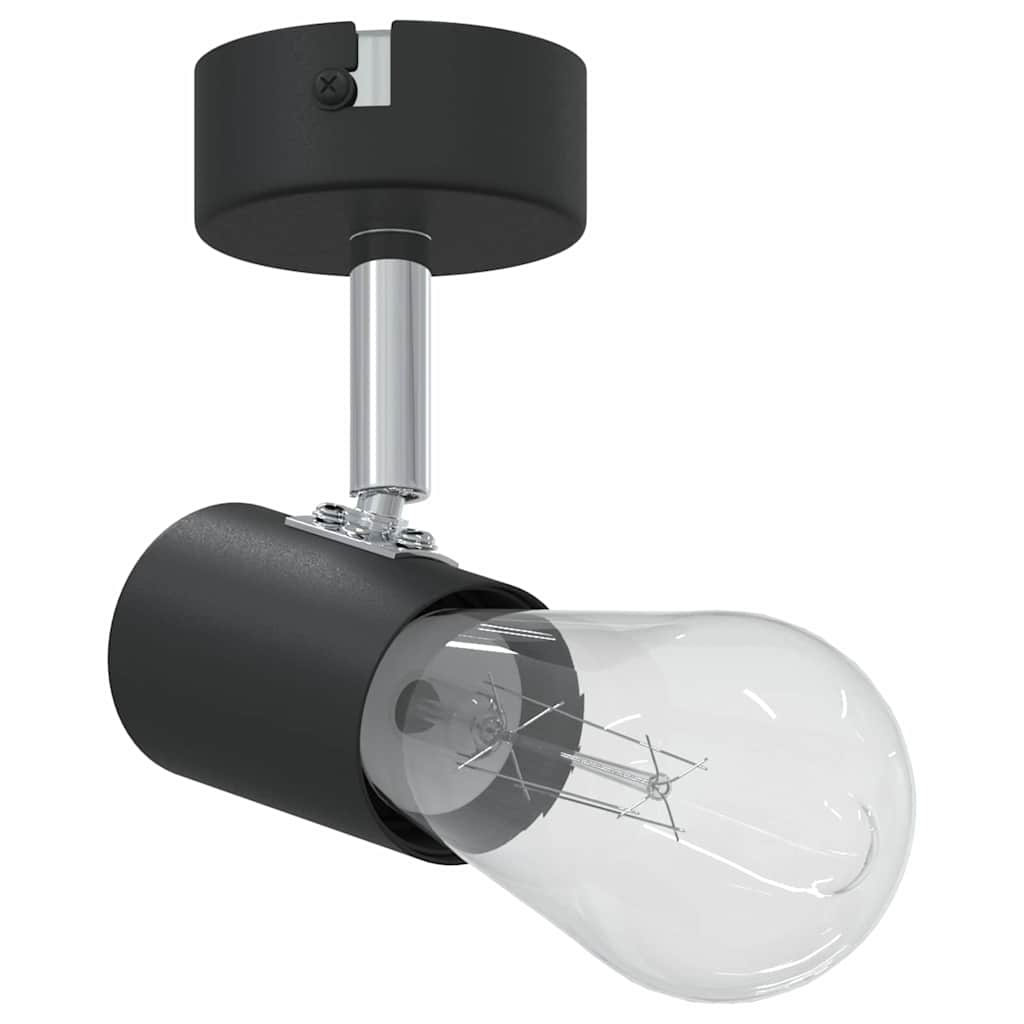 Vidaxx foco de techo con focos negro 6,5 x 6 x 11,5 cm metal