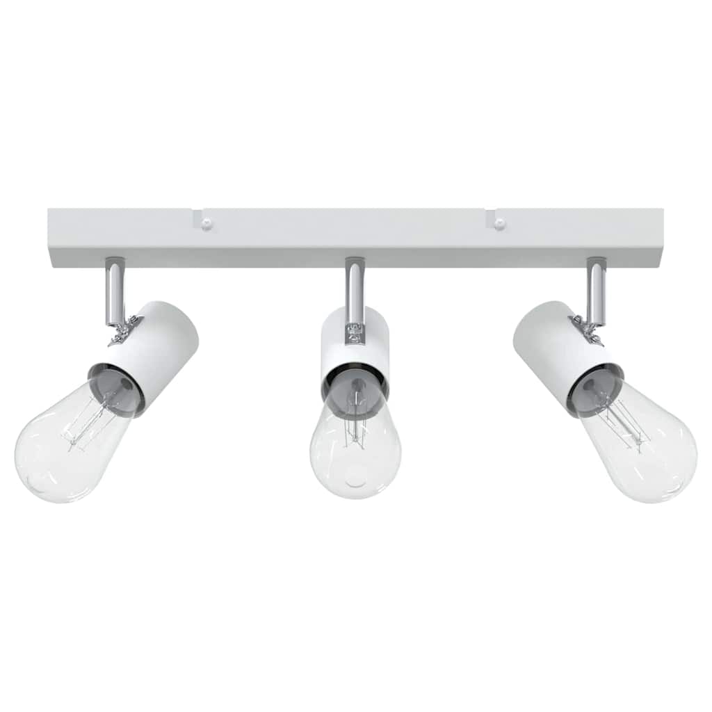 Foco de techo VidaXL con focos blanco 38 x 6,5 x 11,5 cm metal