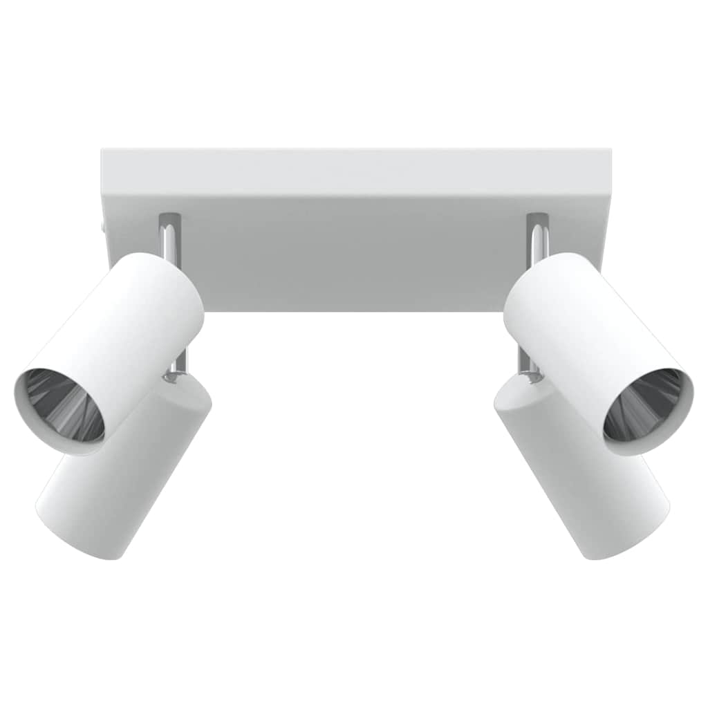 Vidaxl plafondspot met schijnwerpers wit 26 x 26 x 16 cm metaal