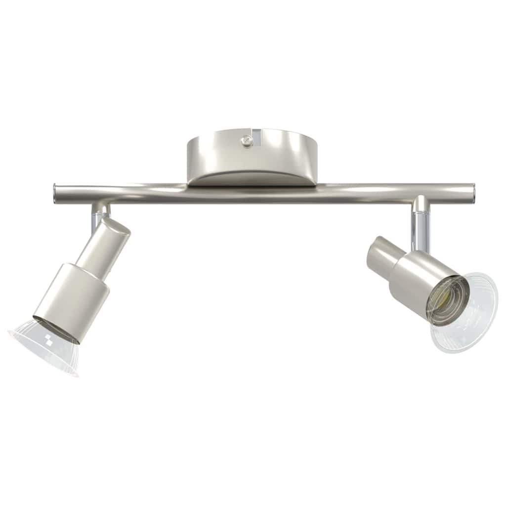 Faretto da soffitto Vidaxx con faretti nichel 25,5 x 8 x 11 cm in acciaio