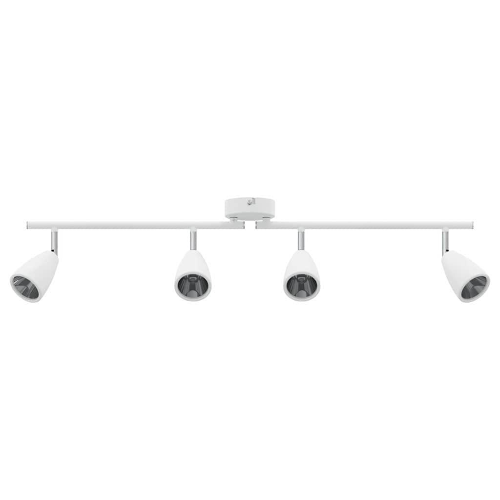 Vidaxl plafondspot met schijnwerpers wit 25.5 x 8 x 16 cm metaal