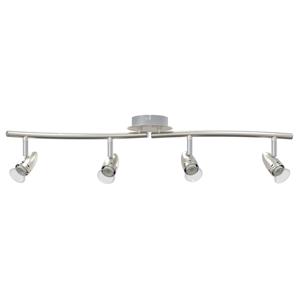 Faretto da soffitto Vidaxx con faretti nichel 27 x 10 x 12 cm in metallo