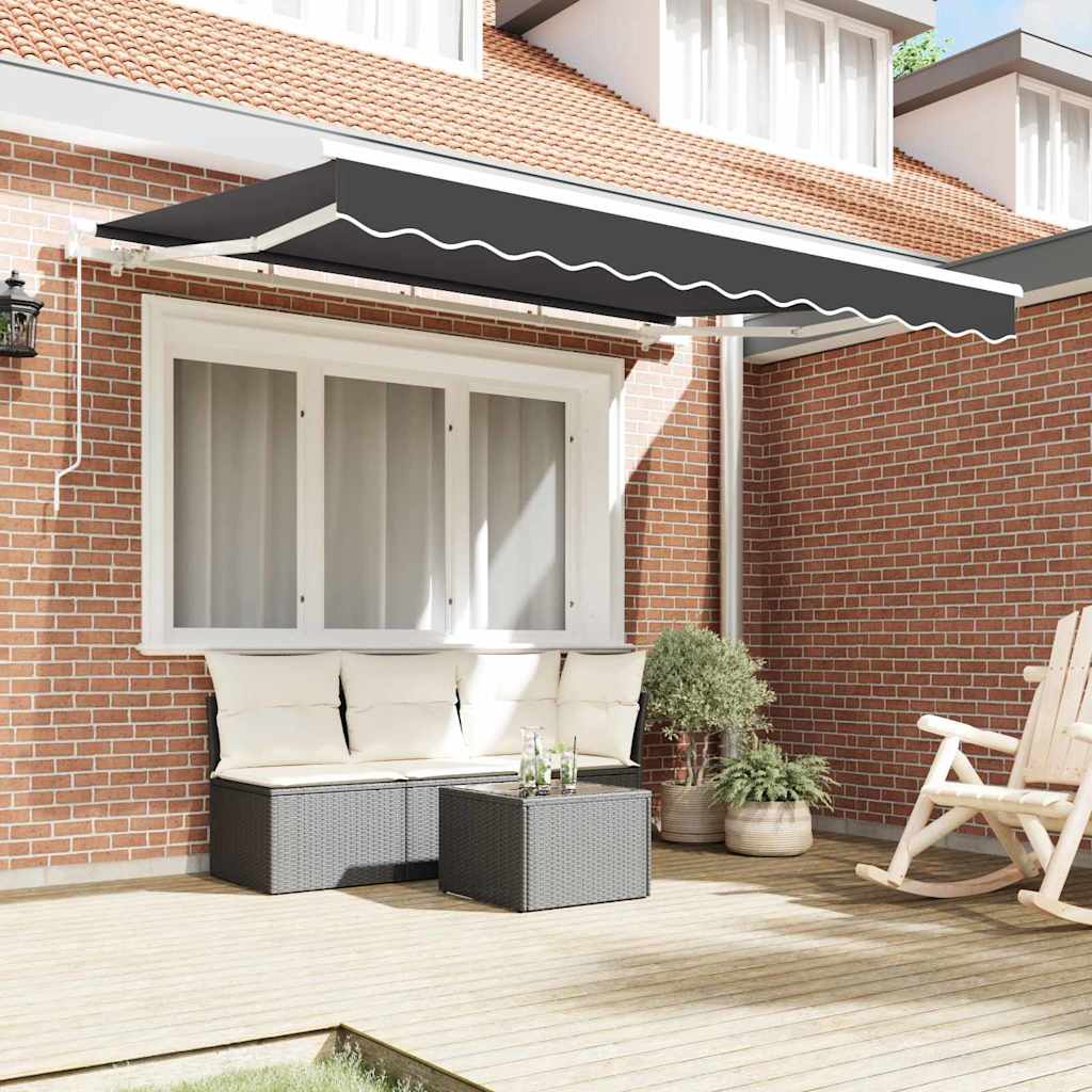 Telo di ricambio Vidaxx per tenda da sole antracite 330 x 195 cm