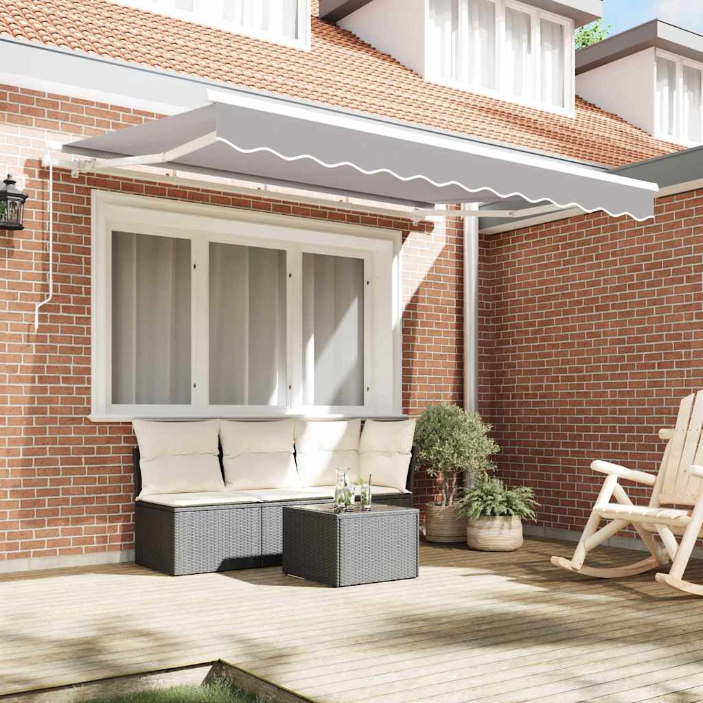Vidaxx tela de repuesto para toldo gris claro 330 x 245 cm