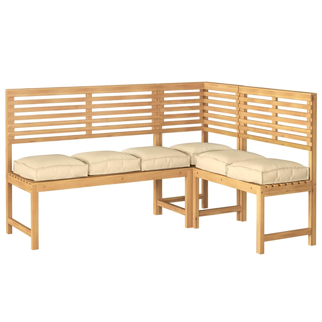 Cuscino Vidaxl 6 pezzi beige 40 x 40 x 8 cm in tessuto oxford