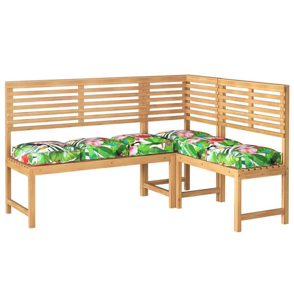 Vidaxl kussen bloemen 6 pcs multikleur 40 x 40 x 8 cm oxford stof